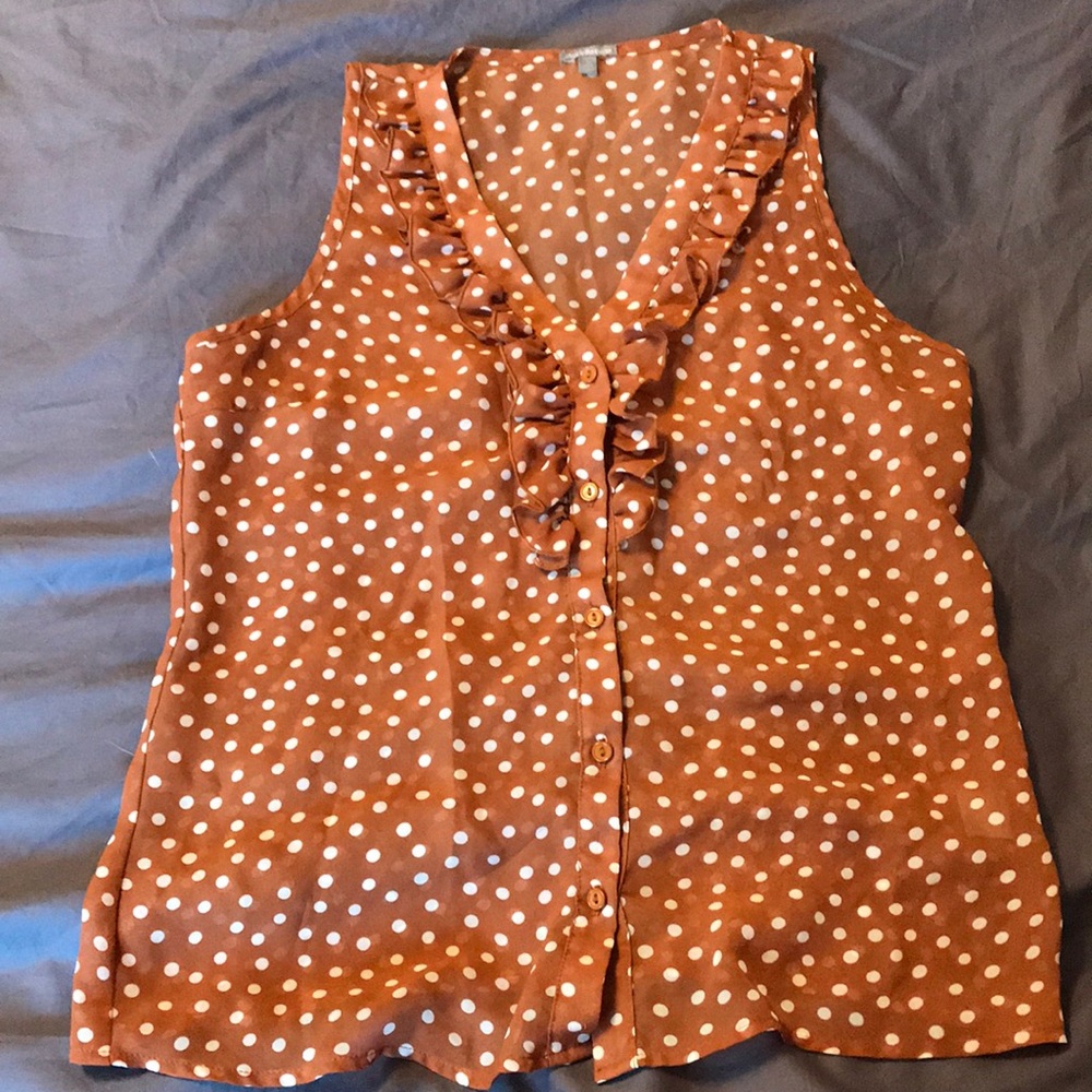 Charlotte Russe Polka Dot Blouse